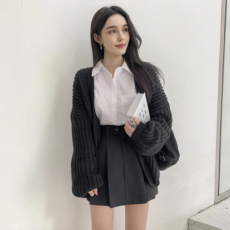 women cardigan, knitted cardigan, oversized cardigan, loose cardigan