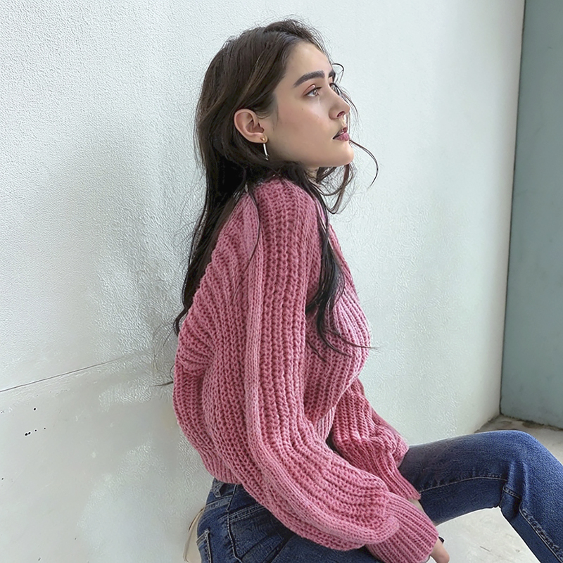 women sweater, knitted sweater, loose fit sweater